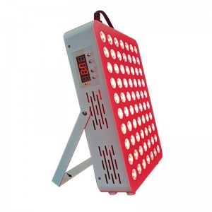 Red light therapy Device, 660nm red light and 850nm infrared LED light therapy, with timer and remote control, joint and muscle pain relief device, facial skin infrared LED light therapy