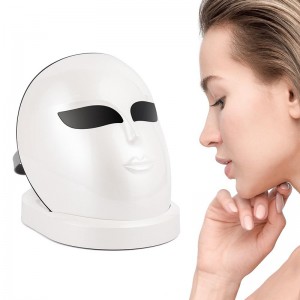 LED Face Mâsk Light Therapy 7 Color Skin Rejuvenation Therapy LED Photon Mâsk Light Facial Skin Care Anti Aging Skin Tightening Wrinkles Toning Mâsk (For face & neck).